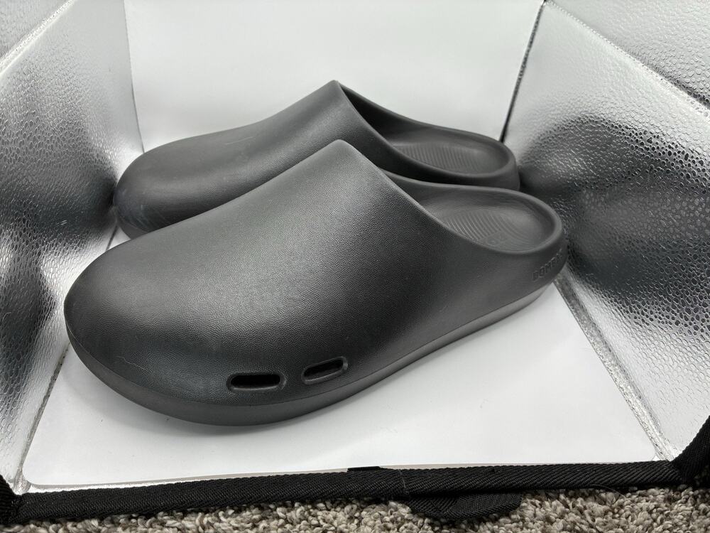 Bombas Mens 9 Sunday Clog Black EVA Slip On Mule Recovery Shoes Comfort Slide